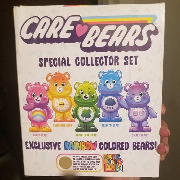 Care Bears Rainbow Shine Special Collector Set - Picture 2 of 2